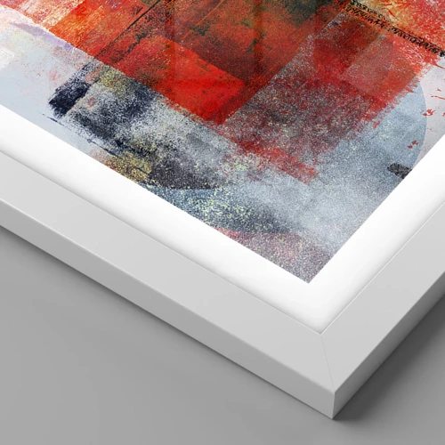 Plagát v bielom ráme - Žiariaca kompozícia - 40x50 cm