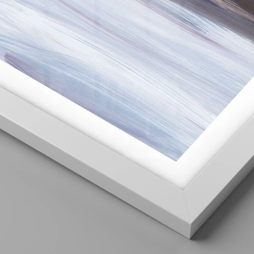 Plagát v bielom ráme - Živly: voda - 30x40 cm
