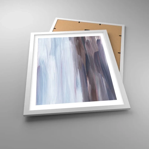 Plagát v bielom ráme - Živly: voda - 40x50 cm