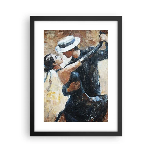 Plagát v čiernom ráme - A la Rudolf Valentino - 30x40 cm
