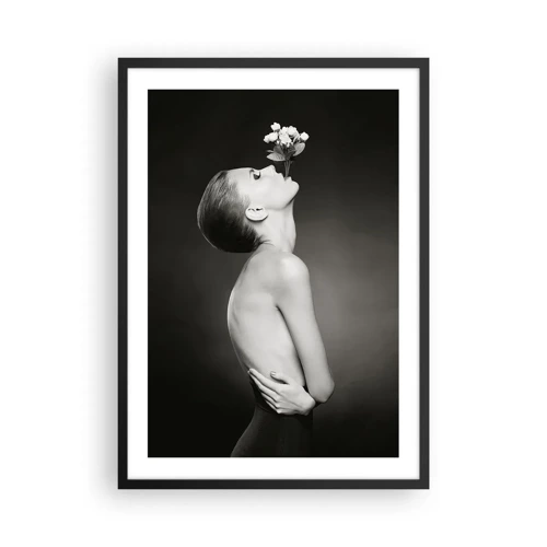 Plagát v čiernom ráme - Excentrická elegancia - 50x70 cm