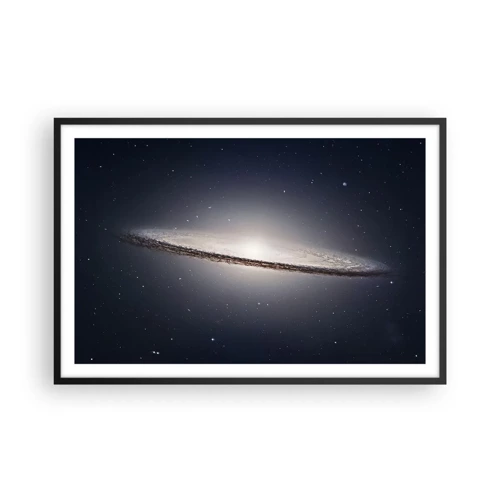 Plagát v čiernom ráme - Kedysi dávno v jednej preďalekej galaxii… - 91x61 cm