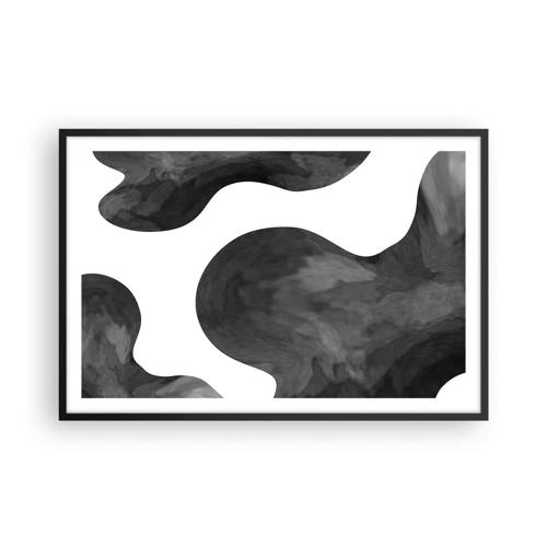 Plagát v čiernom ráme - Mliečna dráha - 91x61 cm