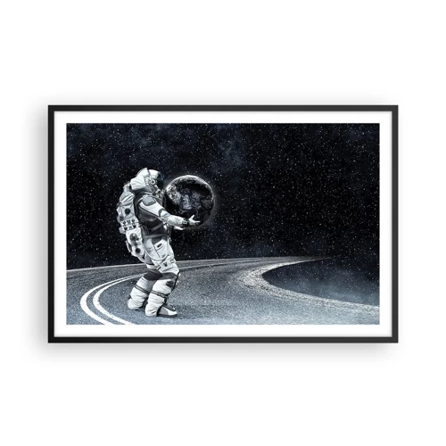 Plagát v čiernom ráme - Na Mliečnej dráhe - 91x61 cm