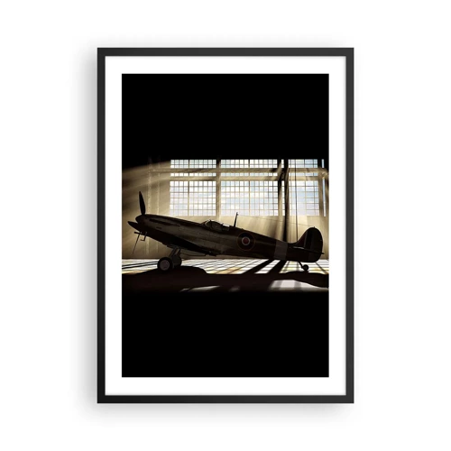 Plagát v čiernom ráme - Odpočinok bojovníka - 50x70 cm
