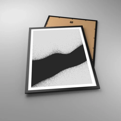 Plagát v čiernom ráme - Plynulá rovnováha - 50x70 cm