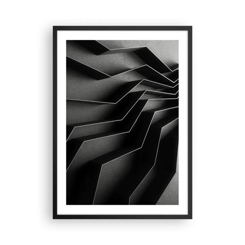 Plagát v čiernom ráme - Priestorový poriadok - 50x70 cm
