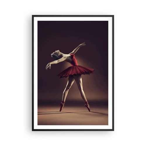 Plagát v čiernom ráme - Prima balerína - 70x100 cm
