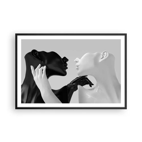 Plagát v čiernom ráme - Príťažlivosť – túžba - 91x61 cm