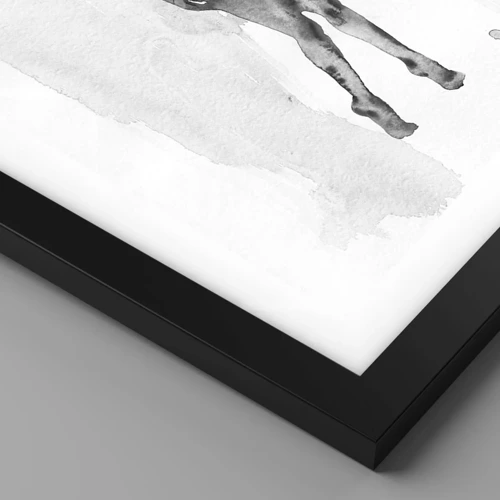 Plagát v čiernom ráme - Štúdia o ideáli ženskosti - 100x70 cm