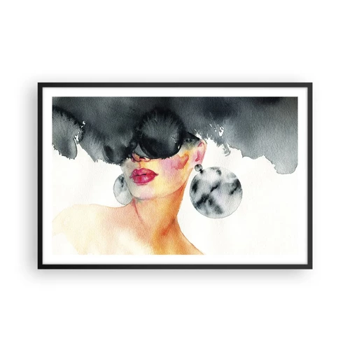 Plagát v čiernom ráme - Tajomstvo elegancie - 91x61 cm