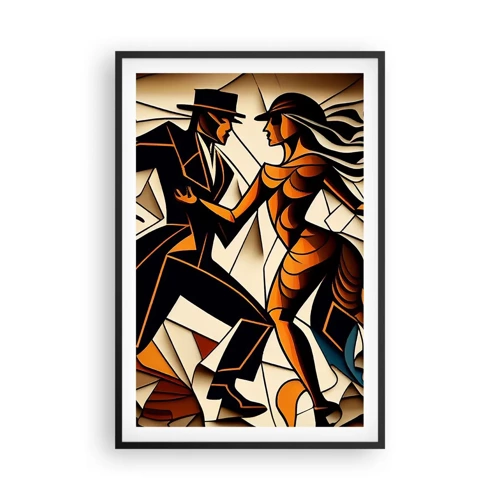 Plagát v čiernom ráme - Tanec vrelosti a vášne - 61x91 cm