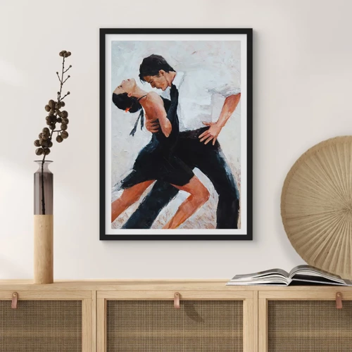 Plagát v čiernom ráme - Tango mojich túžob a snov - 50x70 cm