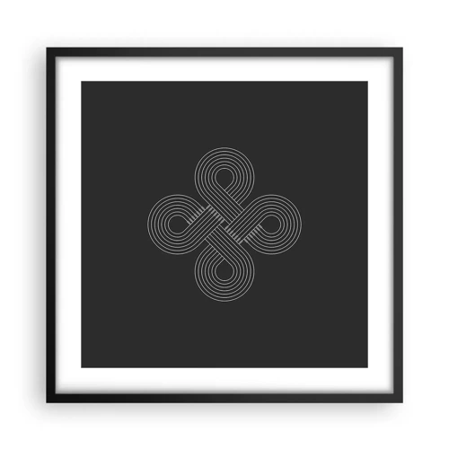 Plagát v čiernom ráme - V keltskom duchu - 50x50 cm