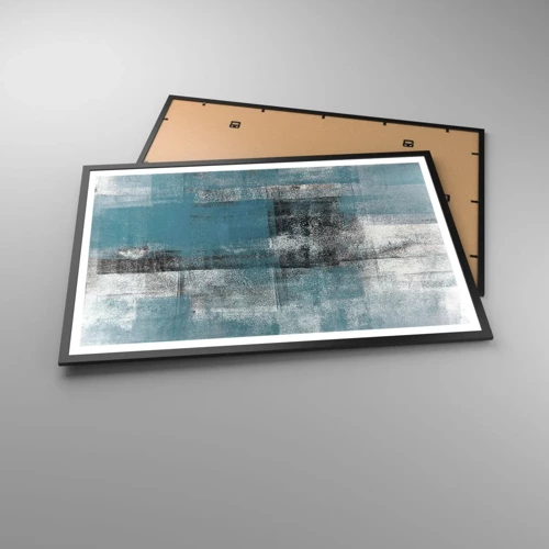 Plagát v čiernom ráme - Voda a vzduch - 91x61 cm