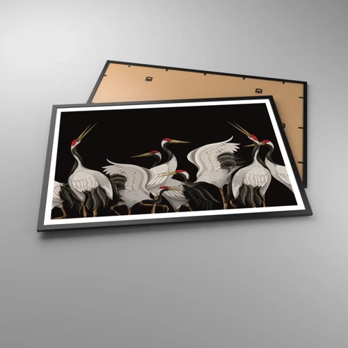 Plagát v čiernom ráme - Vtáčie záležitosti - 91x61 cm