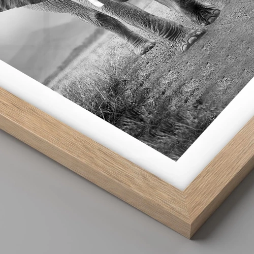 Plagát v ráme zo svetlého duba - Hostiteľ víta - 100x70 cm