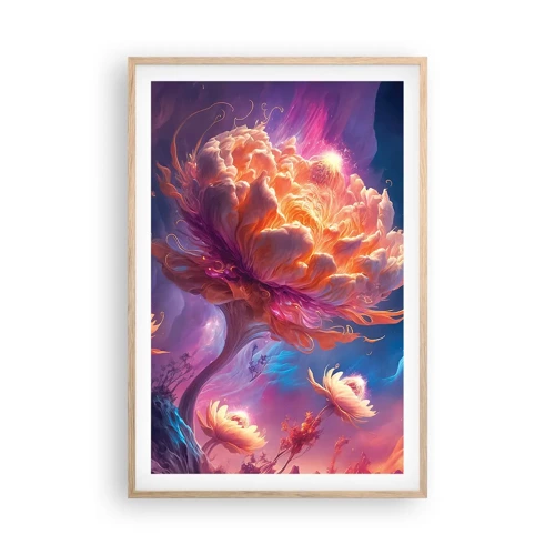 Plagát v ráme zo svetlého duba - Iný svet - 61x91 cm