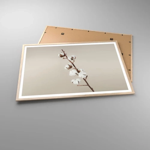 Plagát v ráme zo svetlého duba - Pri zdroji mäkkosti - 100x70 cm