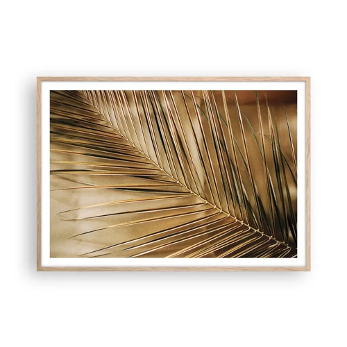 Plagát v ráme zo svetlého duba - Prírodná kolonáda - 100x70 cm