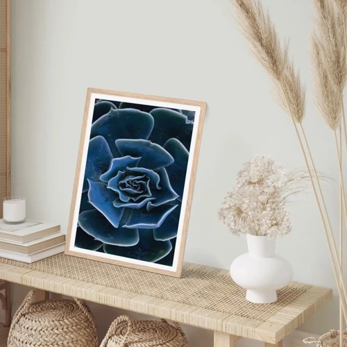 Plagát v ráme zo svetlého duba - Púštny kvet - 40x50 cm