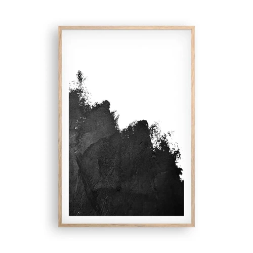 Plagát v ráme zo svetlého duba - Živly: zem - 61x91 cm