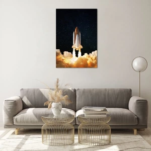 Obraz na skle - Ad astra! - 70x100 cm