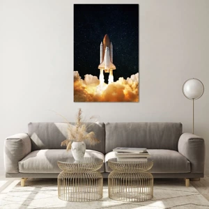 Obraz na skle - Ad astra! - 80x120 cm