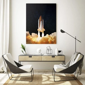 Obraz na skle - Ad astra! - 80x120 cm