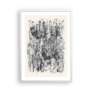 Plagát v bielom ráme - Hmlistá kompozícia - 50x70 cm